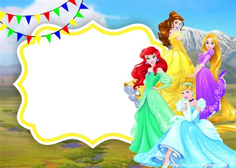 Disney Princess Birthday Party Printables