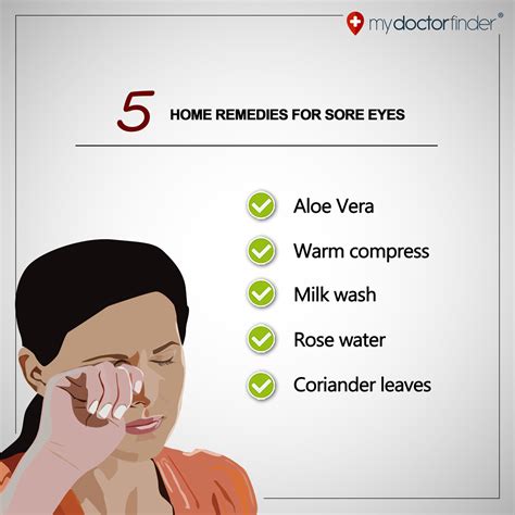 5 Home Remedies For Sore Eyes