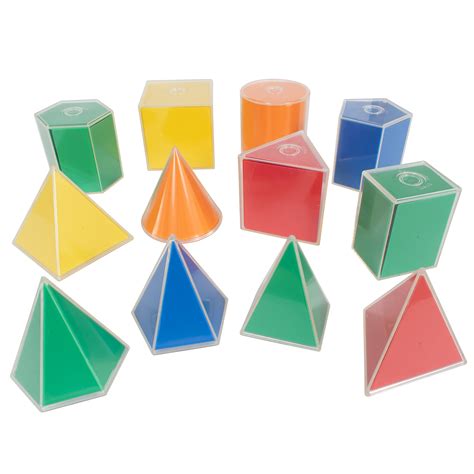 Geometric Solids With Nets Set Of 12 52 Off