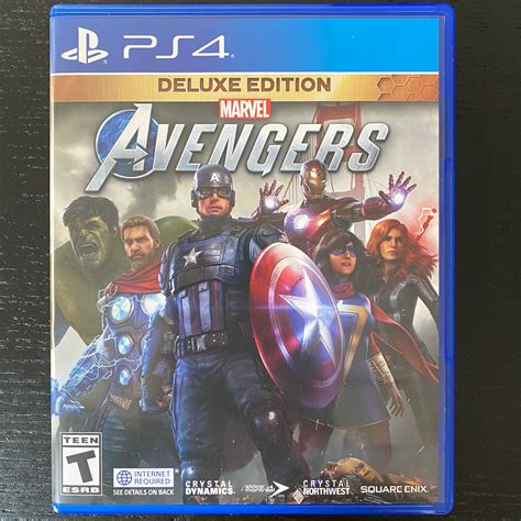 Marvels Avengers Deluxe Edition Ps4 Playstation 4 Unboxing J