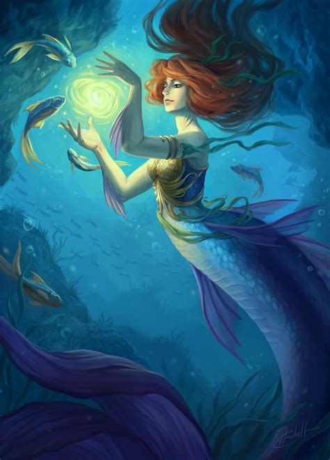 Artstation Mermaid Of The Deep