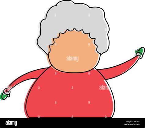 woman old fat avatar icon image stock vector image and art alamy