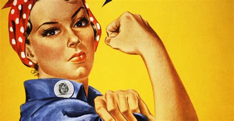 Poster By J Howard Miller 5 Women Factory Workers Of World War Ii
