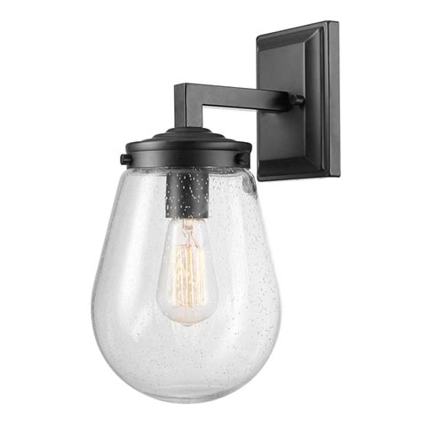 The matte black outdoor lantern is weather resistant and is suitable for any wet locations, so it can be installed. Globe Electric Winston 1-Light Matte Black Outdoor/Indoor ...