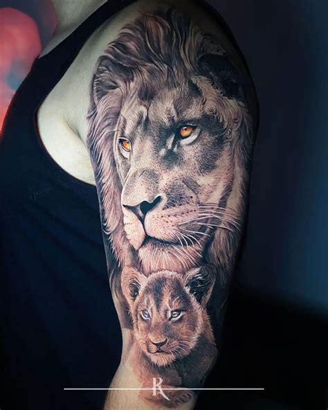 Update More Than 82 Female Lion With Cubs Tattoo Incdgdbentre