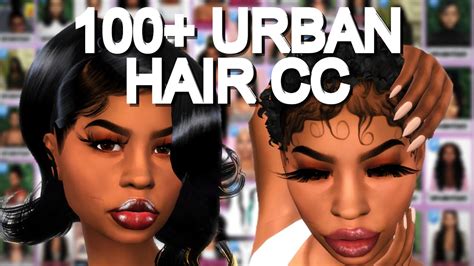 100 Urban Female Hair Cc Folder Download