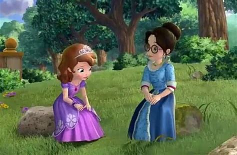 The Princess And Her Friend Are Talking To Each Other In Front Of A Forest With Trees