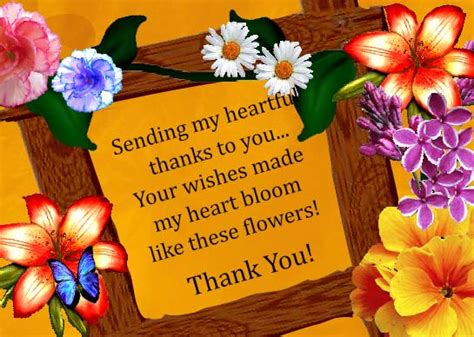 Floral Thank You Free Birthday Thank You Ecards Greeting Cards 123