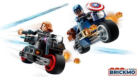Lego Marvel 76260 Black Widows And Captain Americas Motorräder 76260