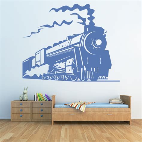 Maybe you would like to learn more about one of these? Steam Train Wall Sticker Transport Trains Wall Decal Boys ...