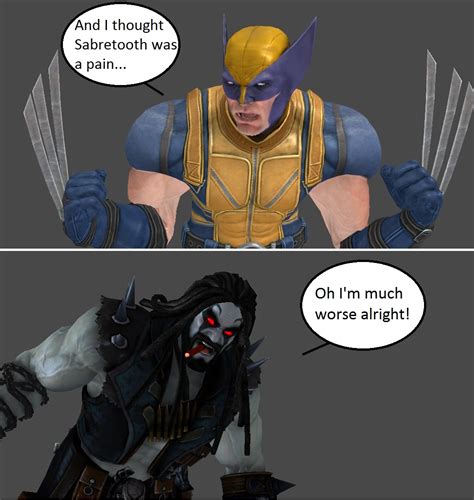 Injustice Wolverine Vs Lobo 2 By Xxtrettaxx On Deviantart