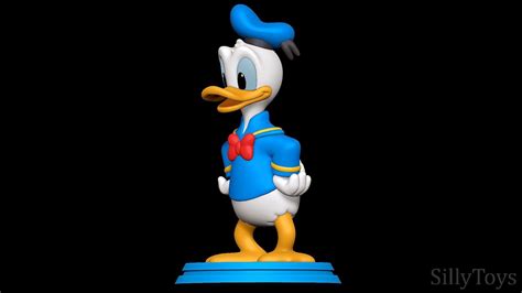 Donald Duck 3d Model 3d Printable Cgtrader