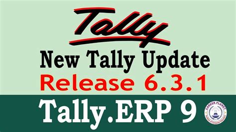 Tally For Gst New Tally Update Tally Erp 9 Release 631download And