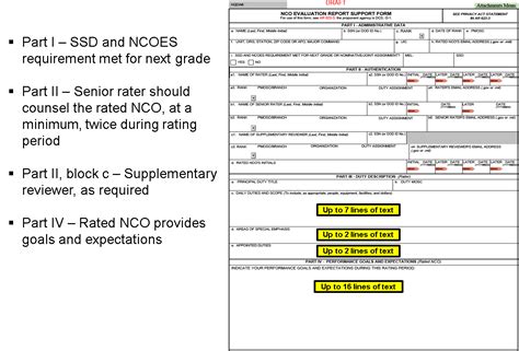 New Ncoer Support Form Da Series New Ncoer Support Form Da Form