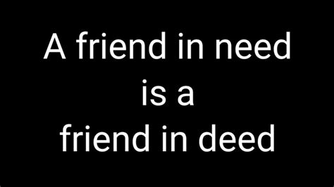 Story A Friend In Need S A Friend Indeed English Youtube