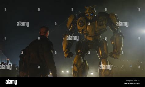 Left To Right John Cena As Agent Burns And Bumblebee In Bumblebee