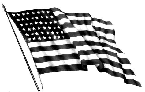 Us Flag Black And White Free Download On Clipartmag