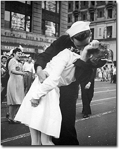 Sailor Nurse Vj Day Kiss In Times Square X Museum Silver Halide Photo Print Alfred