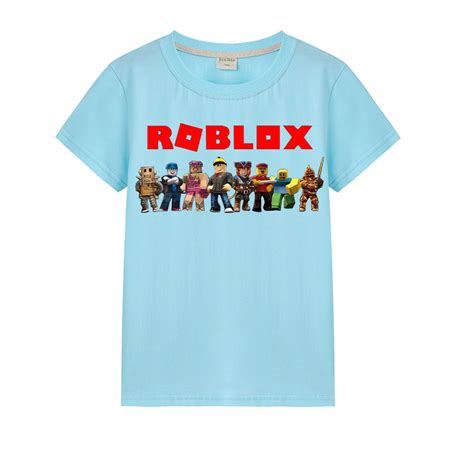 Roblox T Shirt Kids Boys Online Game Shirt All Over Print Robux