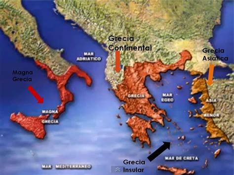 Me Pueden Marcar En Un Mapa De Gracia Grecia Continental Grecia Insular