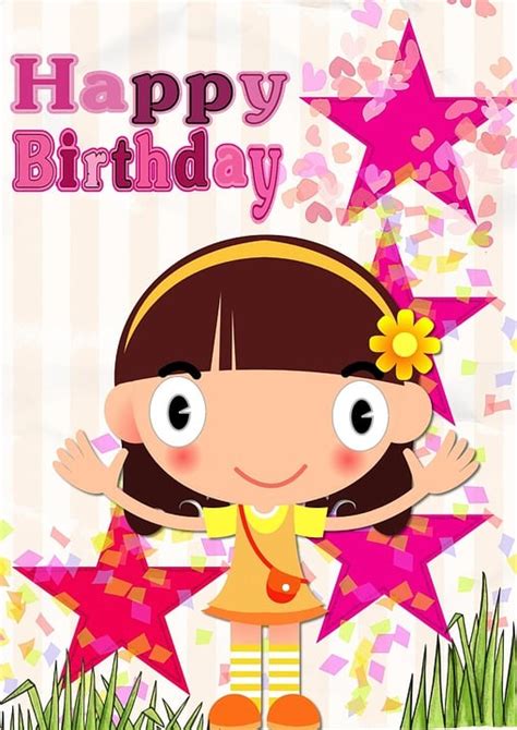 Free Illustration Happy Birthday Card Greeting Free Image On