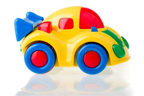 Kids Multicoloured Plastic Toy Car Stock Photo Image Of Miniature