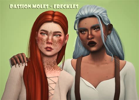 Sims 4 Maxis Match Freckles Boopot