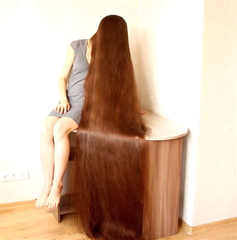 Hair grows on an average of 1/2 to 1 inch a month. VIDEO - Longest hair ever - RealRapunzels
