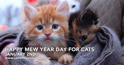 Happy Mew Year Day For Cats List Of National Days