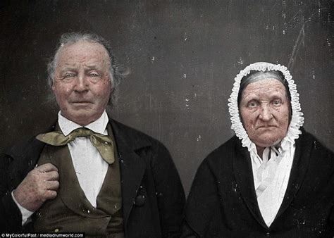 first americans to be photographed brought to life after being colorized daily mail online