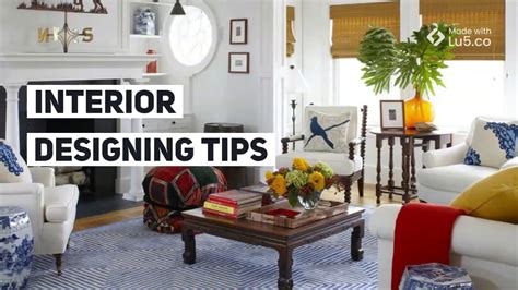 What Are The Tips For Interior Design Youtube