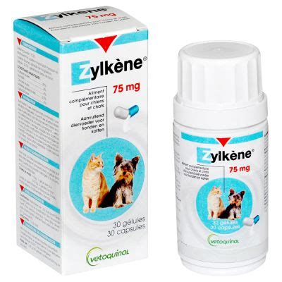Zylkene helps balance reactions in situations that may trigger their anxiety and helps your pet and unlike some treatments for anxiety, zylkene doesn't cause drowsiness, so your dog or cat will remain. Zylkene Capsules 75mg for Dogs or Cats under 10kg