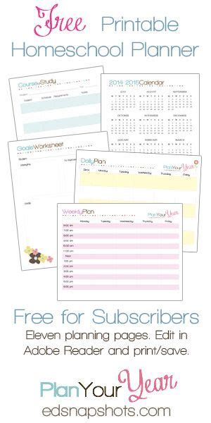 This free 13 page homeschool planning printables set includes pages perfect to use as a homeschool planner or to supplement the one you currently use. Homeschool, Planners and Free printable on Pinterest
