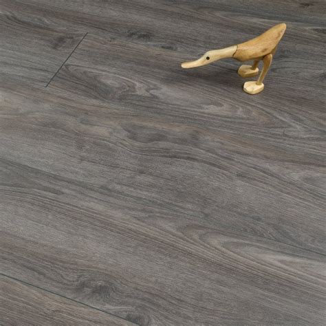 Plus Style 12mm Laminate Flooring Dark Grey Oak 2114m2