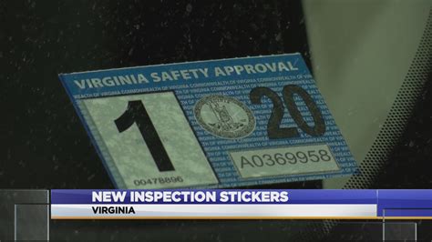 Virginia Redesigns Car Inspection Stickers To Increase