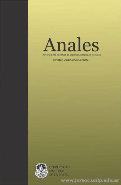 Revista Anales Facultad De Ciencias Jurídicas Y Sociales