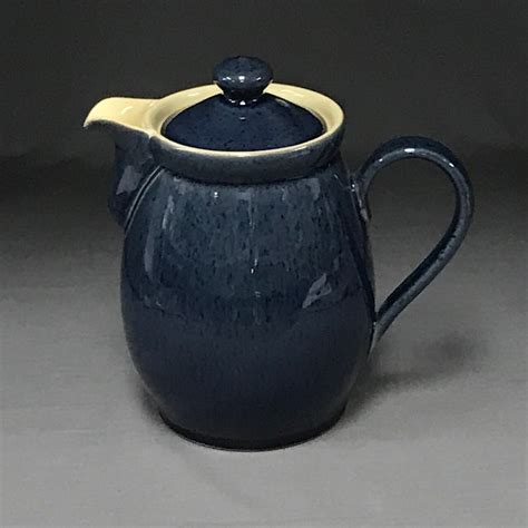 Denby Cottage Blue Coffee Pot Large Echos China