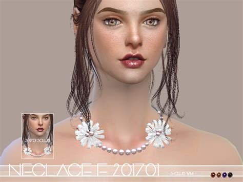 S Club Ts4 Wm Necklace F 201701 Sims 4 Sims Sims 4 Piercings