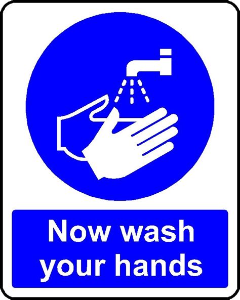 Now Wash Your Hands Sign Hygiene Sign Health And Safety Signs Mjn