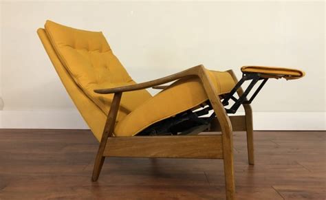 Sold Mid Century High Back Recliner Modern To Vintage