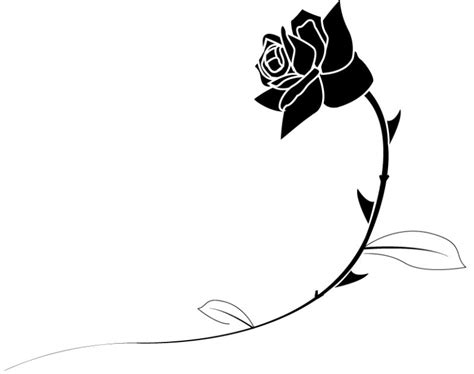 Black Rose Clipart Free Download On Clipartmag