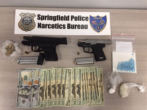 Springfield Police Arrest 3 Men On Drug Possession Unlawful Weapons