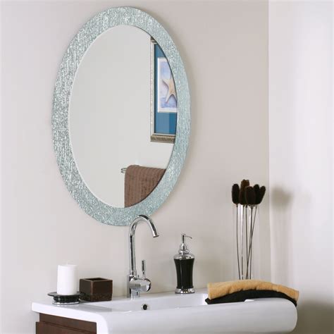 Molten Bathroom Mirror Oval