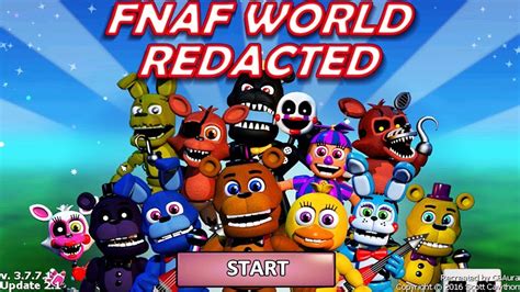 Fnaf World Redacted Youtube