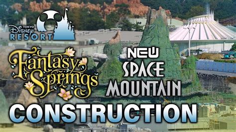 Fantasy Springs And New Space Mountain Construction October 2022