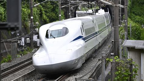 Japans New Bullet Train N700s Debuts On Line Linking Tokyo Osaka