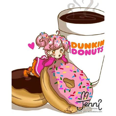 🌸🐰 J E N N I 🐰🌸 Di Instagram My Dunkindonuts Girl 💖 Donuts