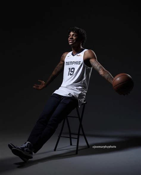 Ja Morant With Arms Wide Open Jamorant Memphisgrizzlies With