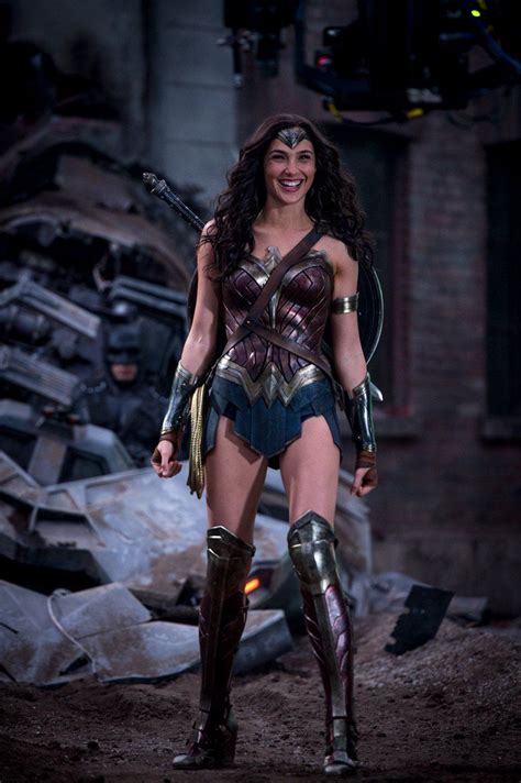 Gal Gadot On The Set Of Batman V Superman 2016 Wonder Woman Art Gal