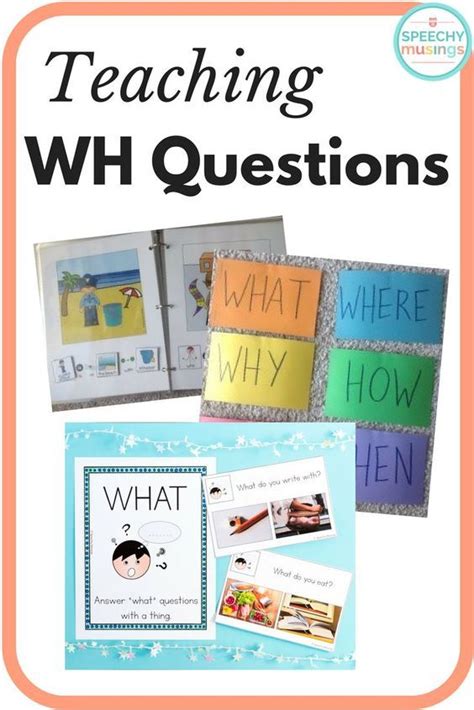 English 4 Question Words Wh Questions Language Activities Bundle